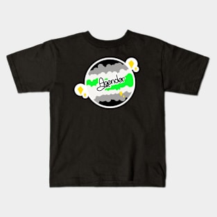 Pride Planet - Agender Kids T-Shirt